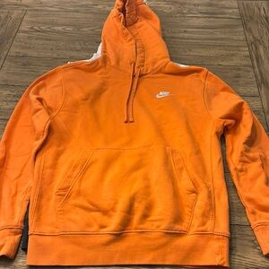 Men’s Size S Orange Nike hoodie